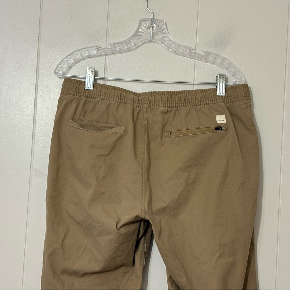 Vuori Ripstop Climber Pants Mens L Khaki Athletic Outdoor Hiking Travel Stretch - Picture 6 of 10